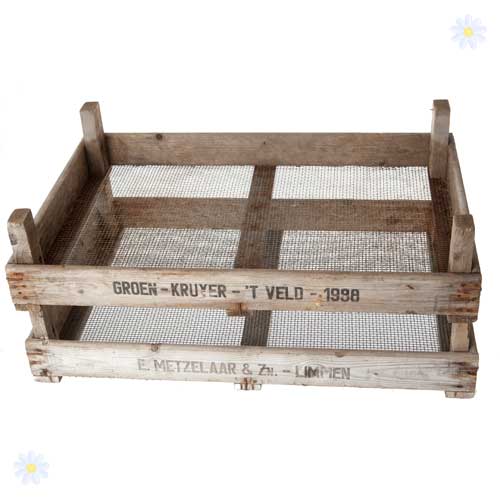 Genuine Vintage Dutch Bulb Crate